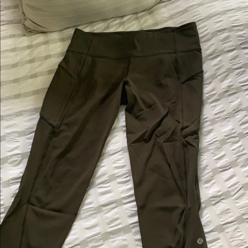 Lululemon olive green leggings
